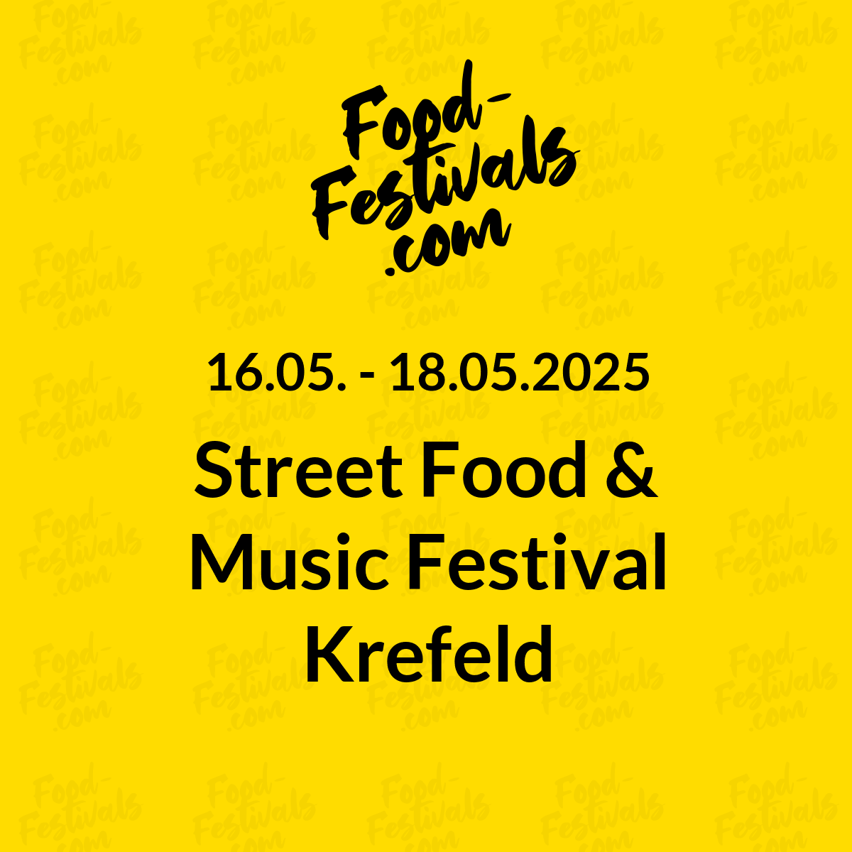 Street Food & Music Festival Krefeld