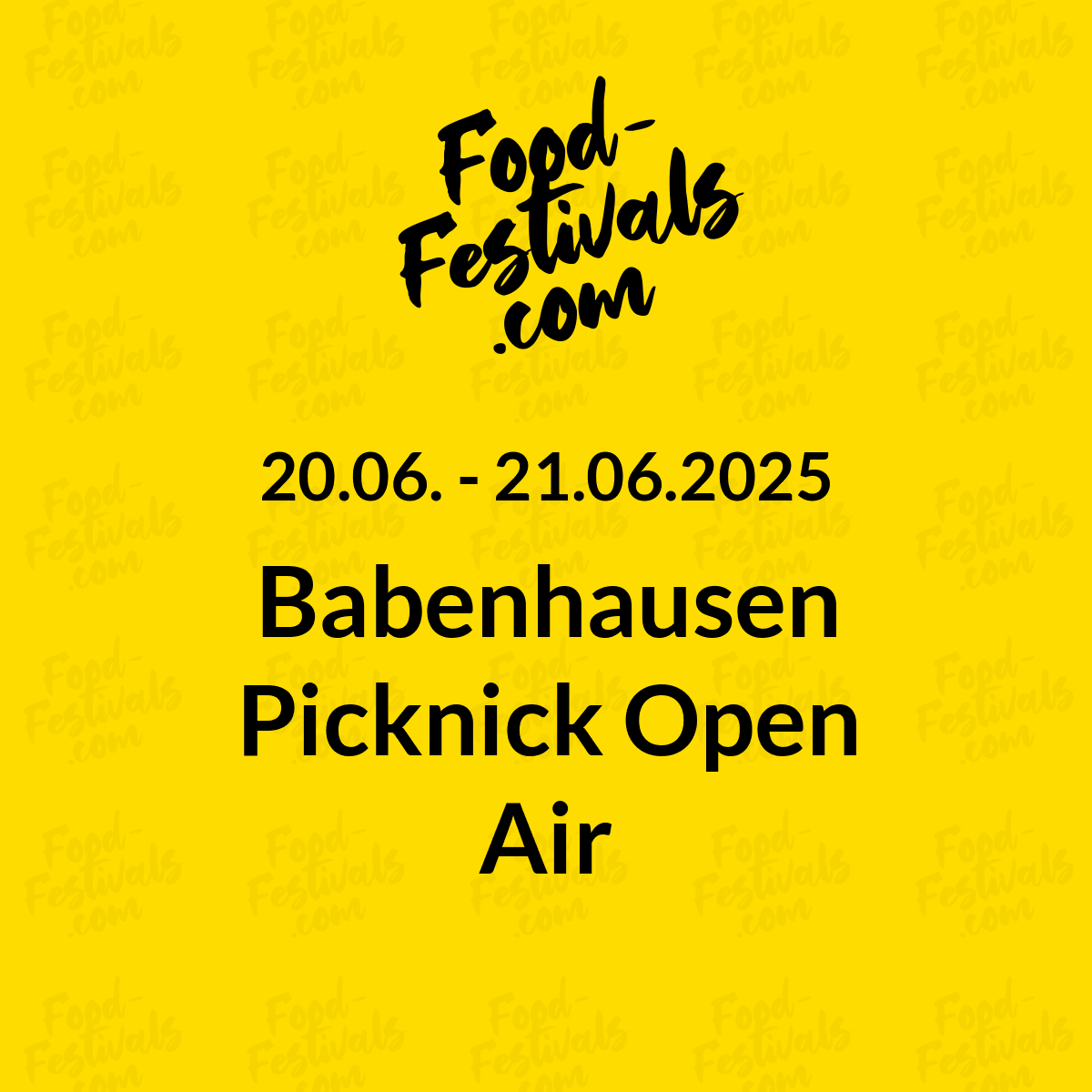Babenhausen Picknick Open Air