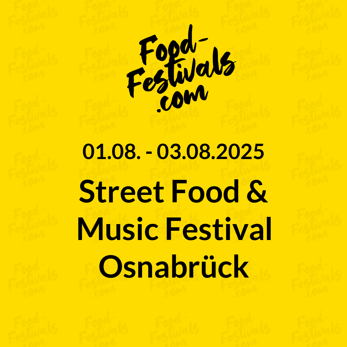 Street Food & Music Festival Osnabrück