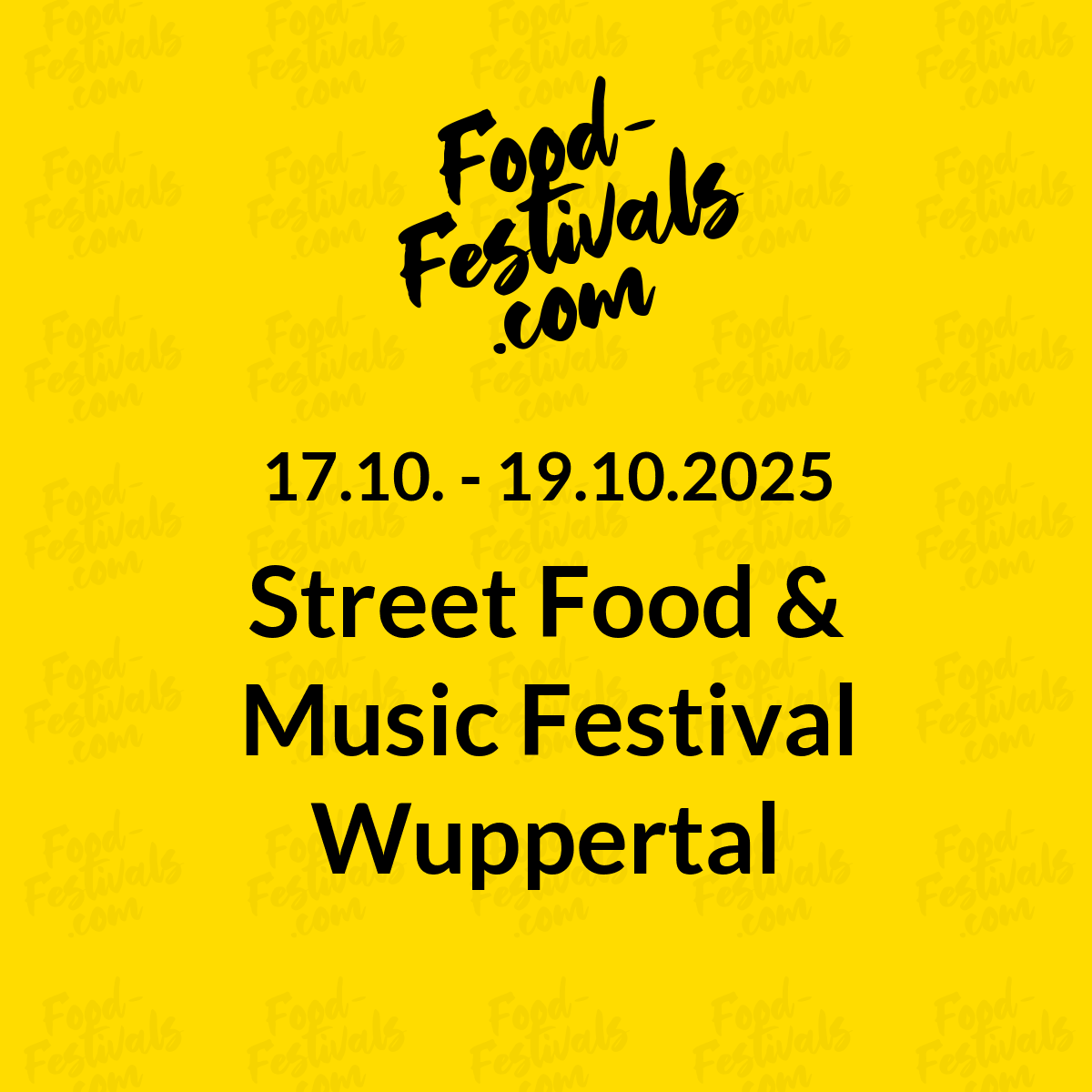 Street Food & Music Festival Wuppertal
