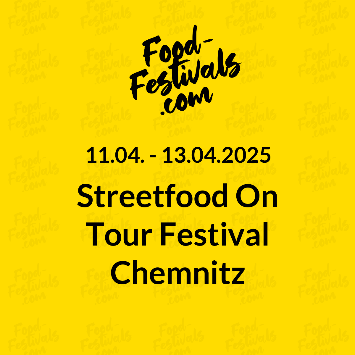 Streetfood On Tour Festival Chemnitz
