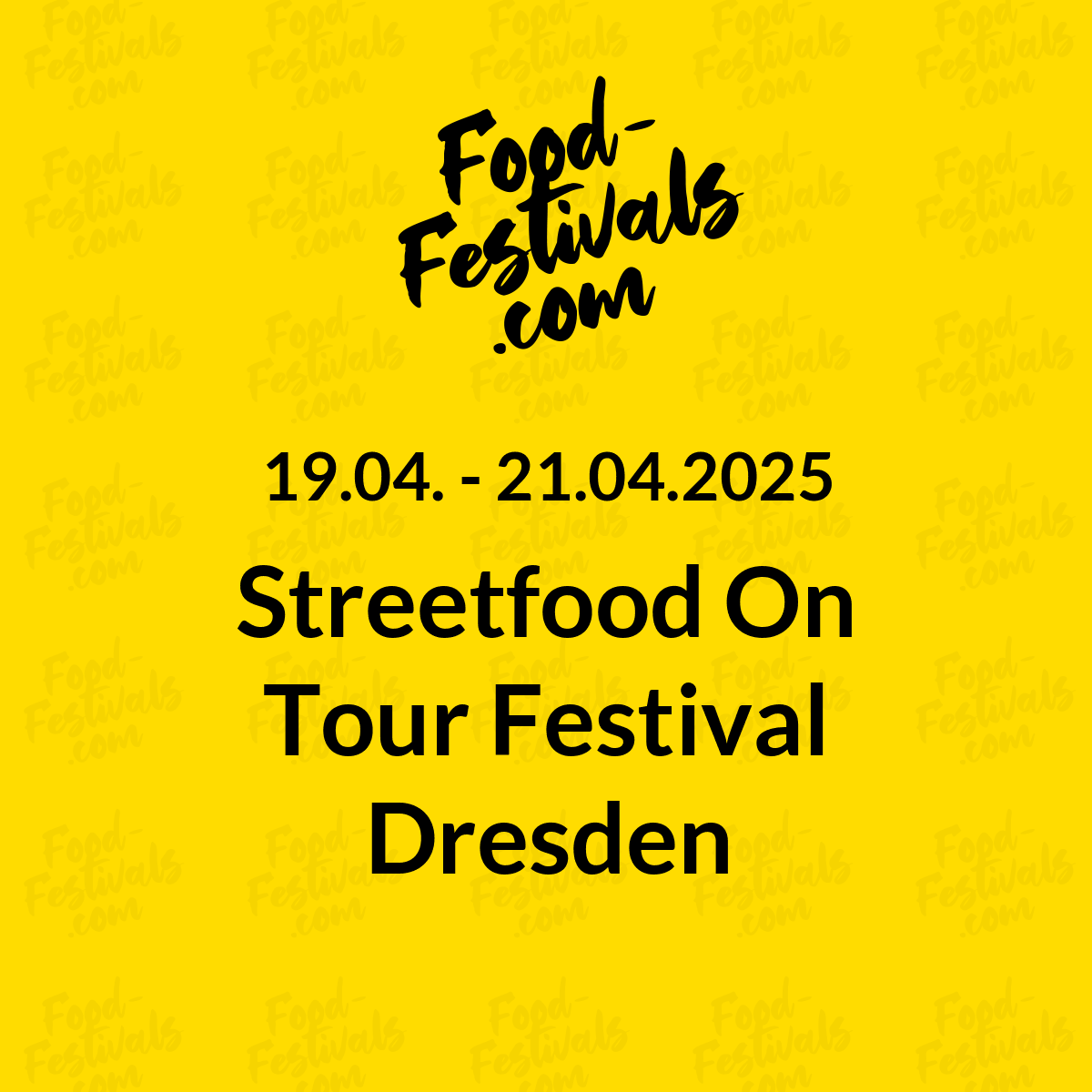 Streetfood On Tour Festival Dresden