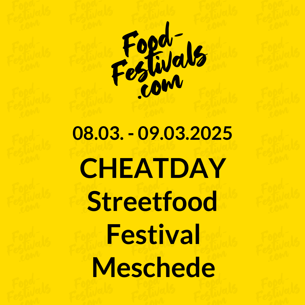 CHEATDAY Streetfood Festival Meschede