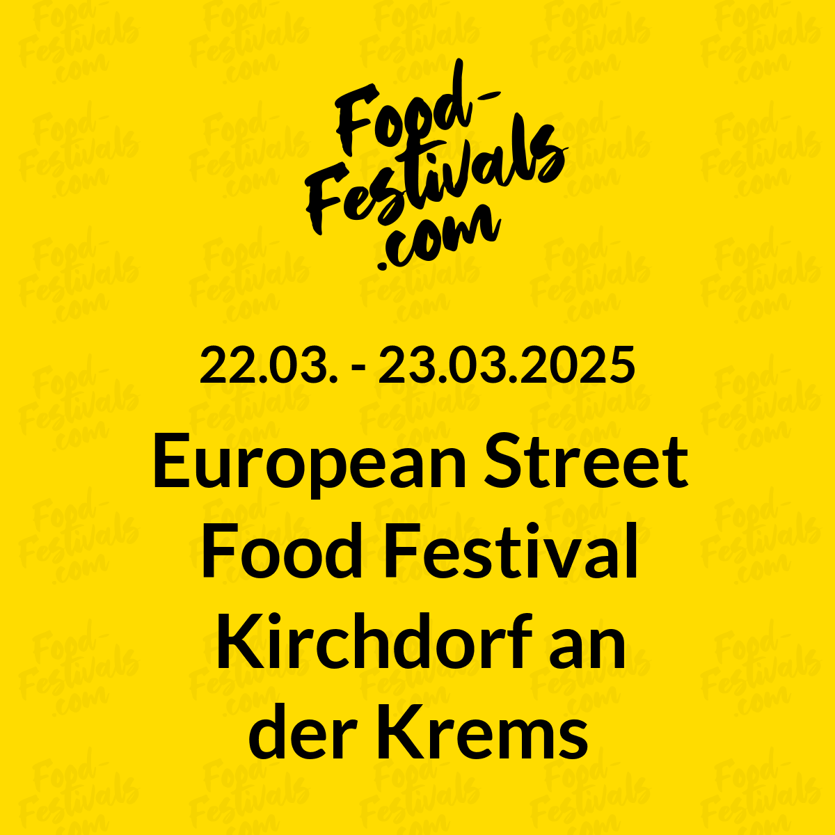 European Street Food Festival Kirchdorf an der Krems