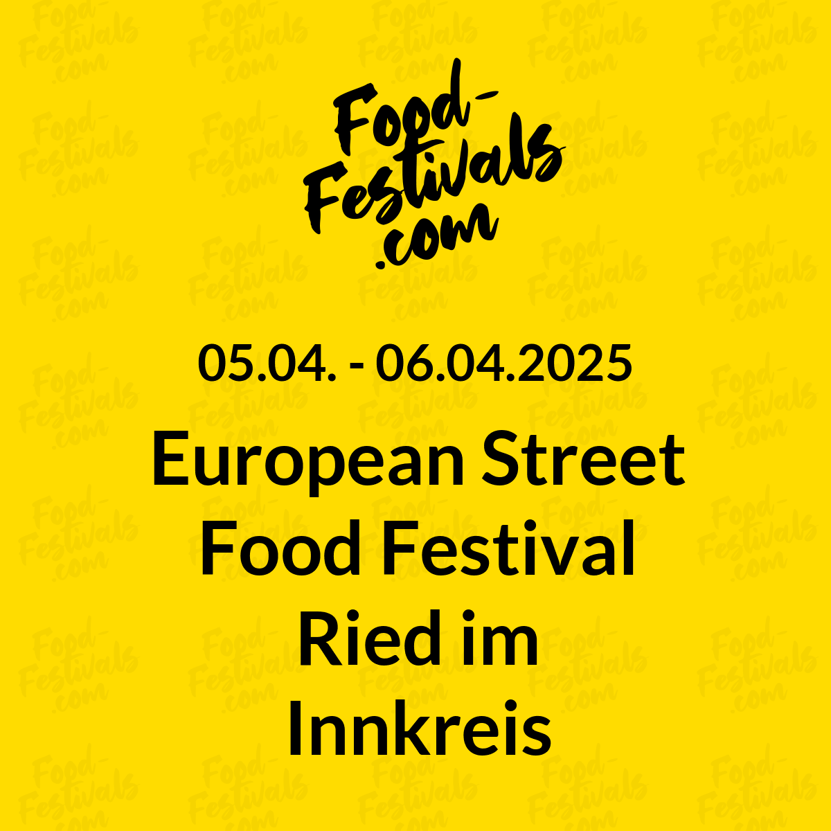 European Street Food Festival Ried im Innkreis