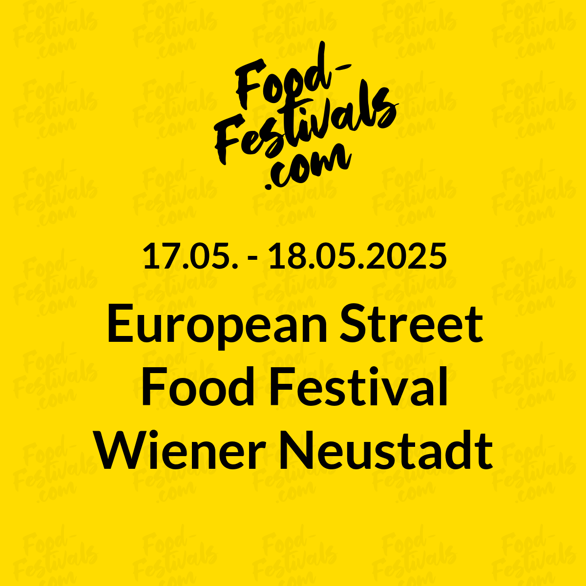European Street Food Festival Wiener Neustadt