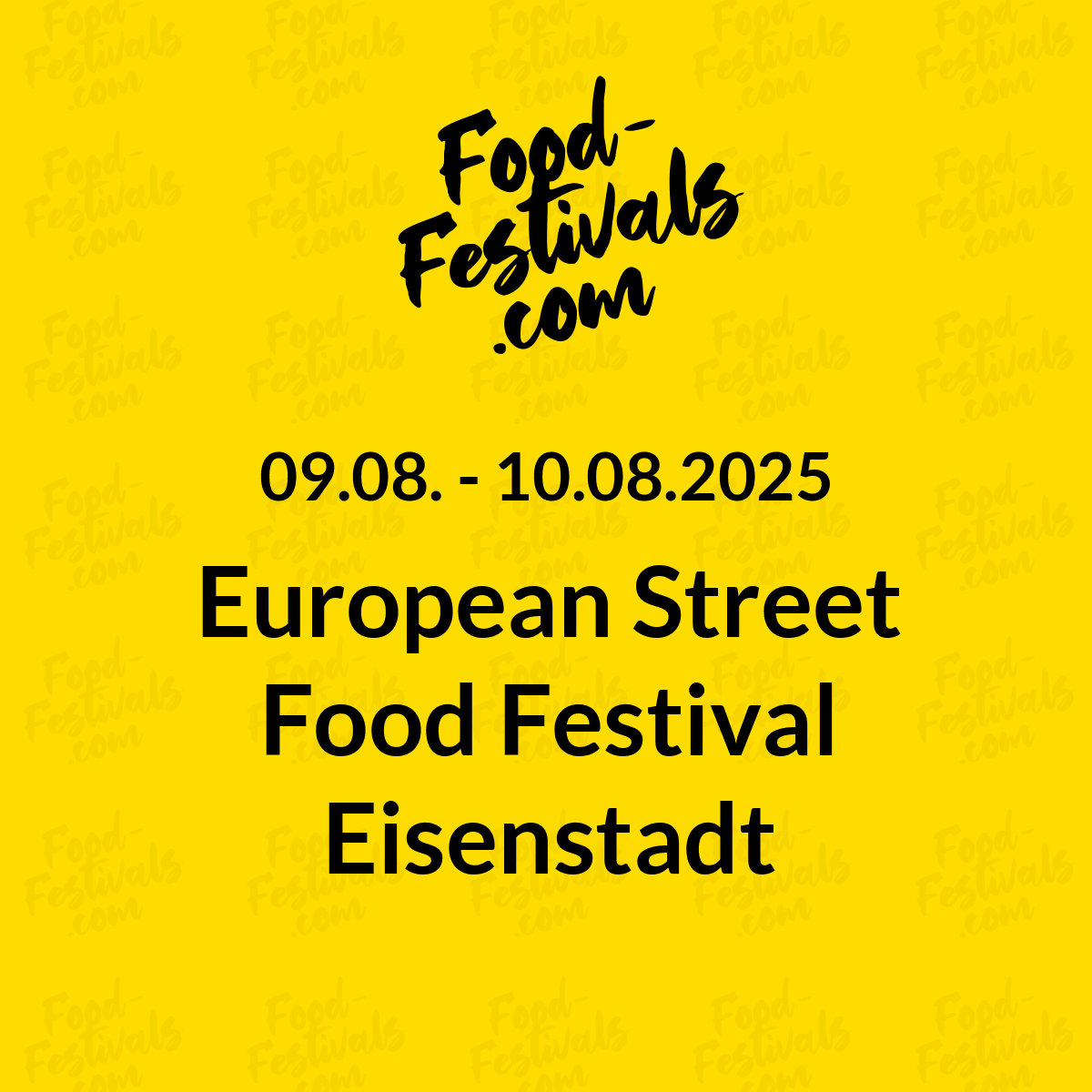 European Street Food Festival Eisenstadt