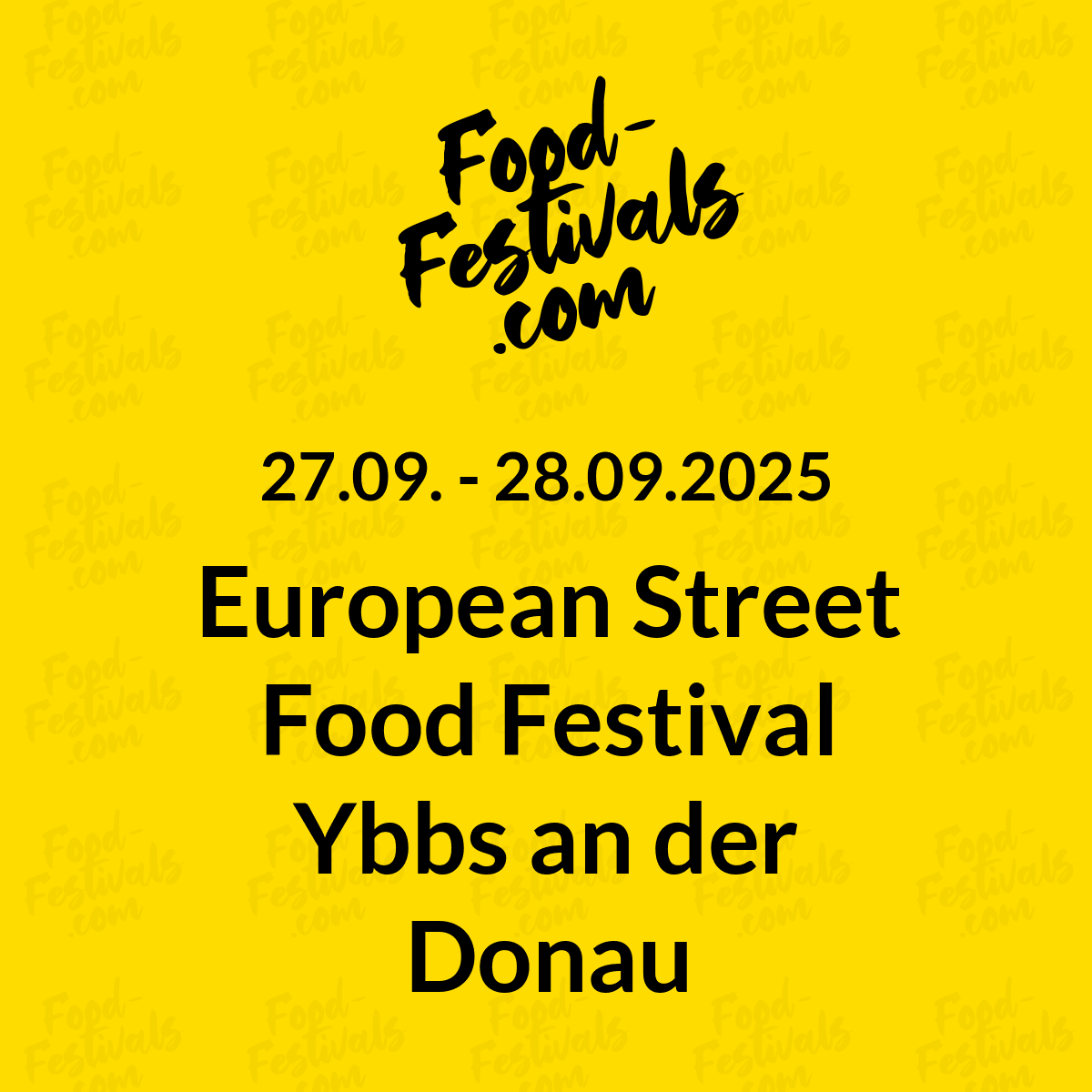 European Street Food Festival Ybbs an der Donau