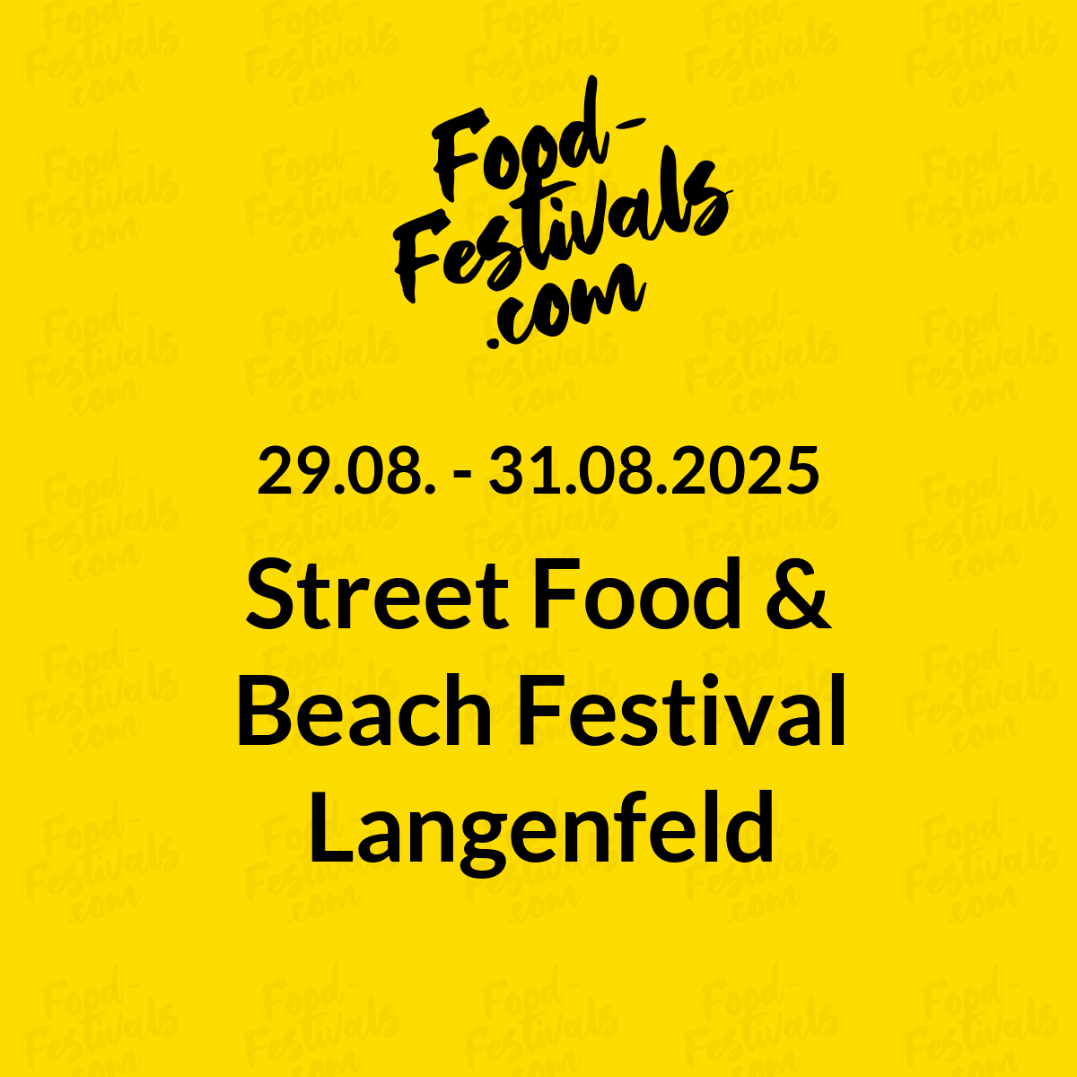 Street Food & Beach Festival Langenfeld