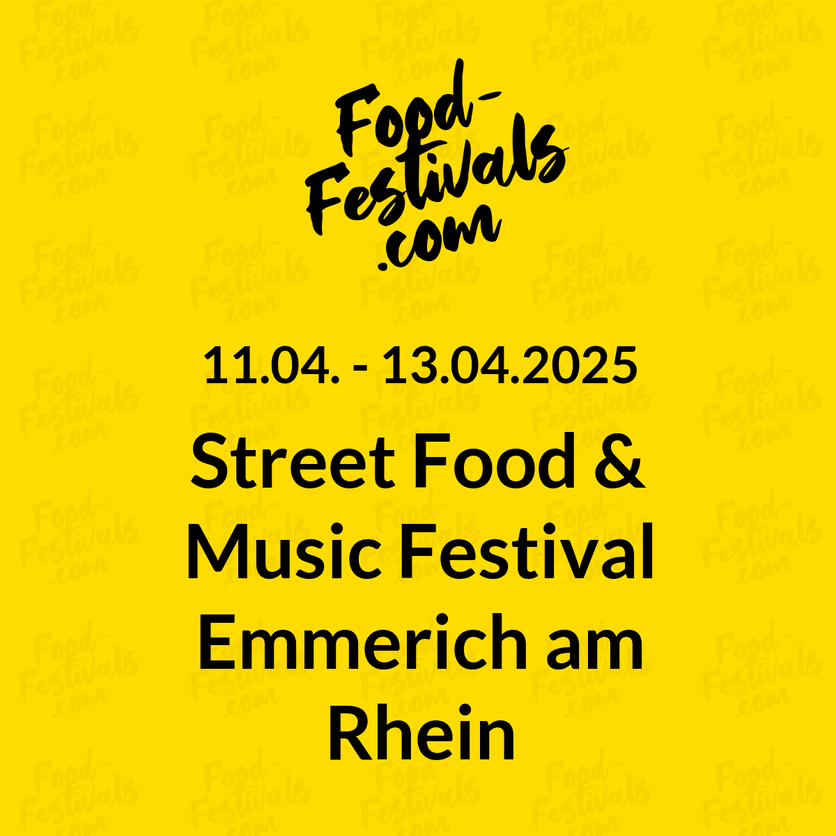 Street Food & Music Festival Emmerich am Rhein
