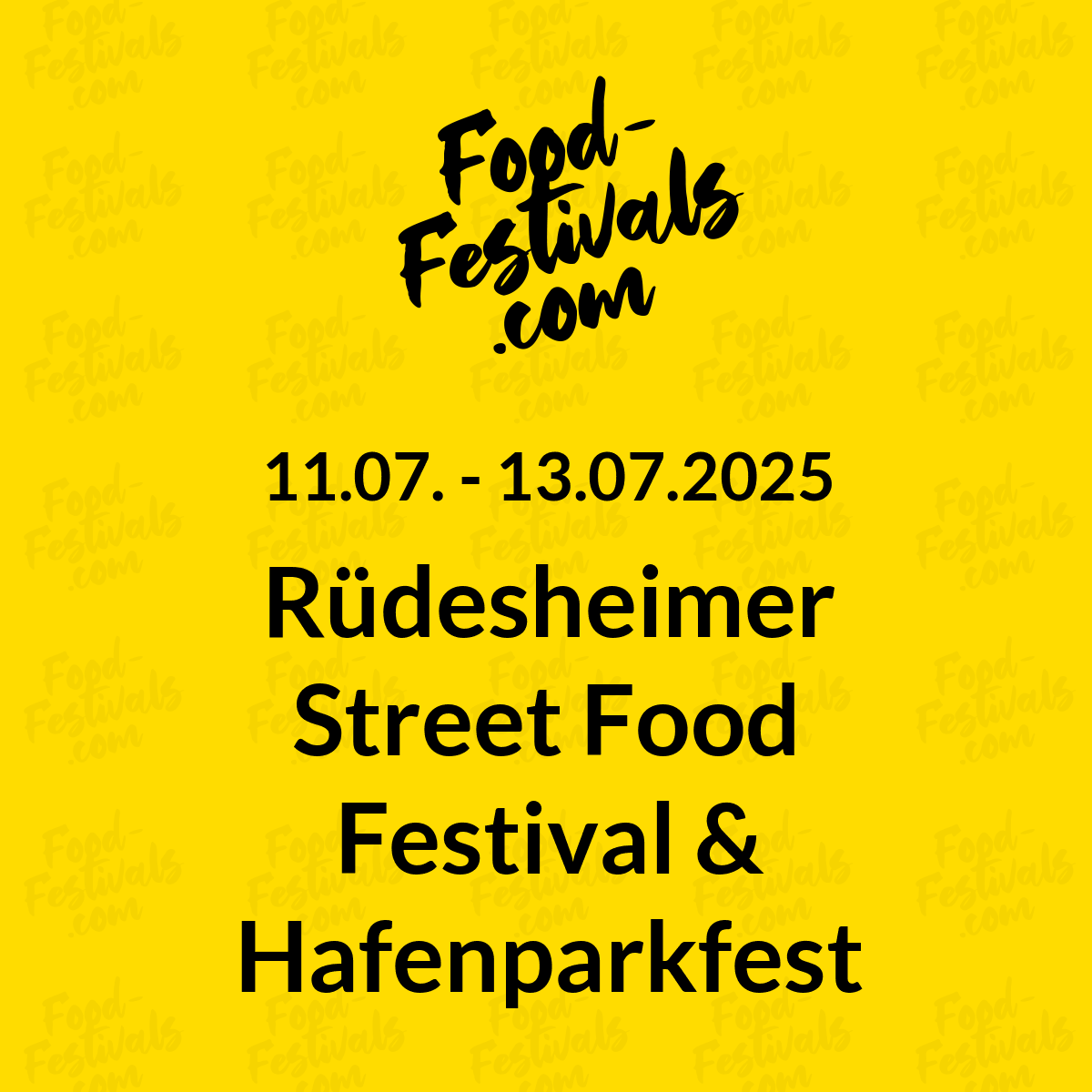 Rüdesheimer Street Food Festival & Hafenparkfest
