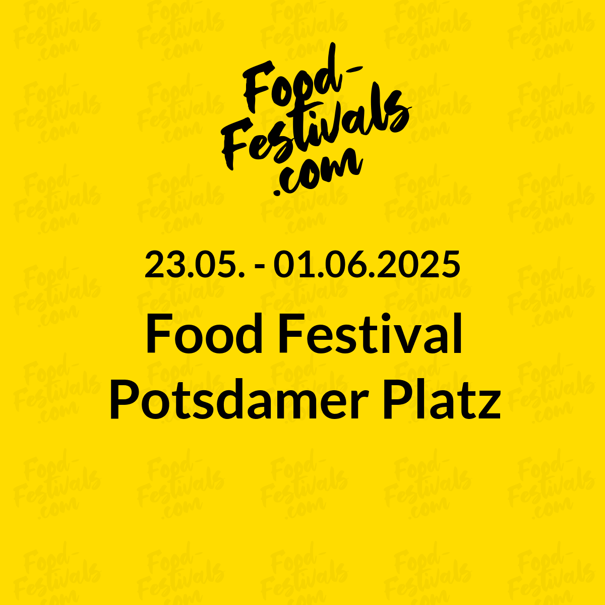 Food Festival Potsdamer Platz