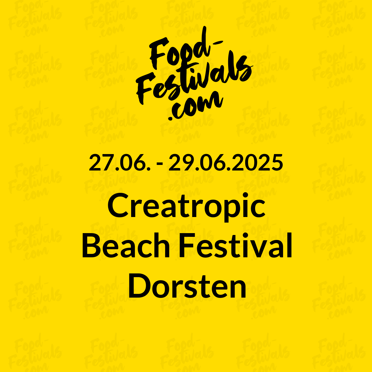 Creatropic Beach Festival Dorsten