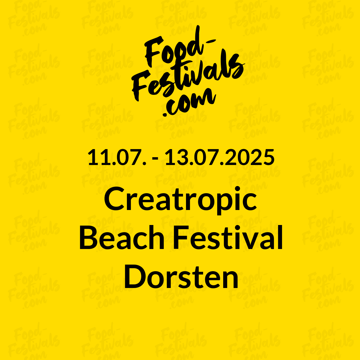 Creatropic Beach Festival Dorsten