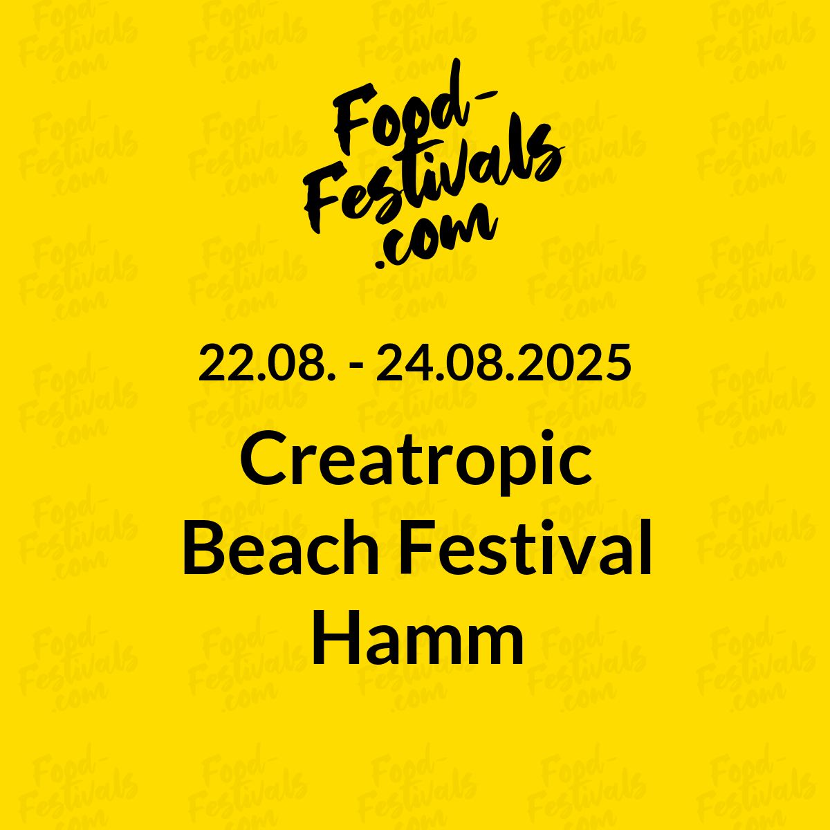 Creatropic Beach Festival Hamm