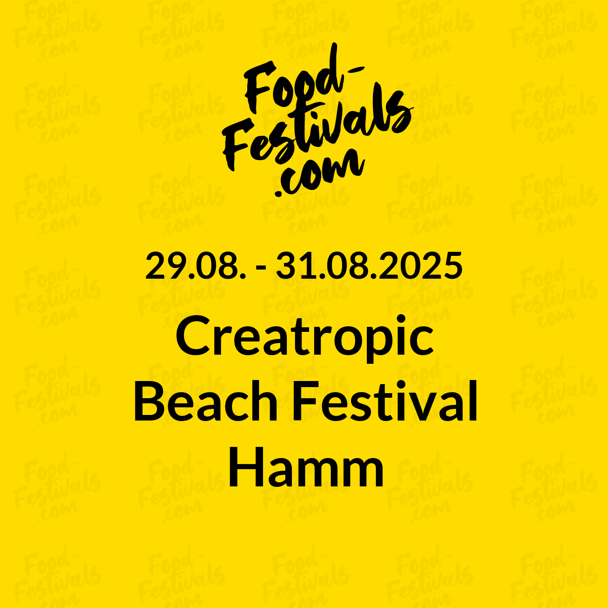 Creatropic Beach Festival Hamm