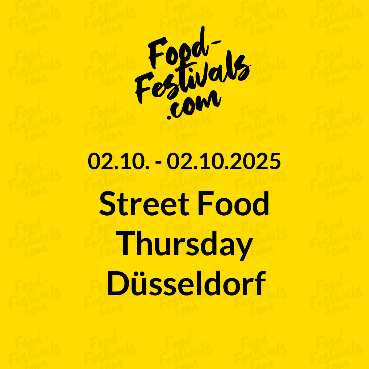 Street Food Thursday Düsseldorf