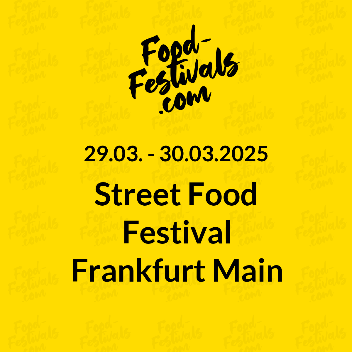 Street Food Festival Frankfurt Main