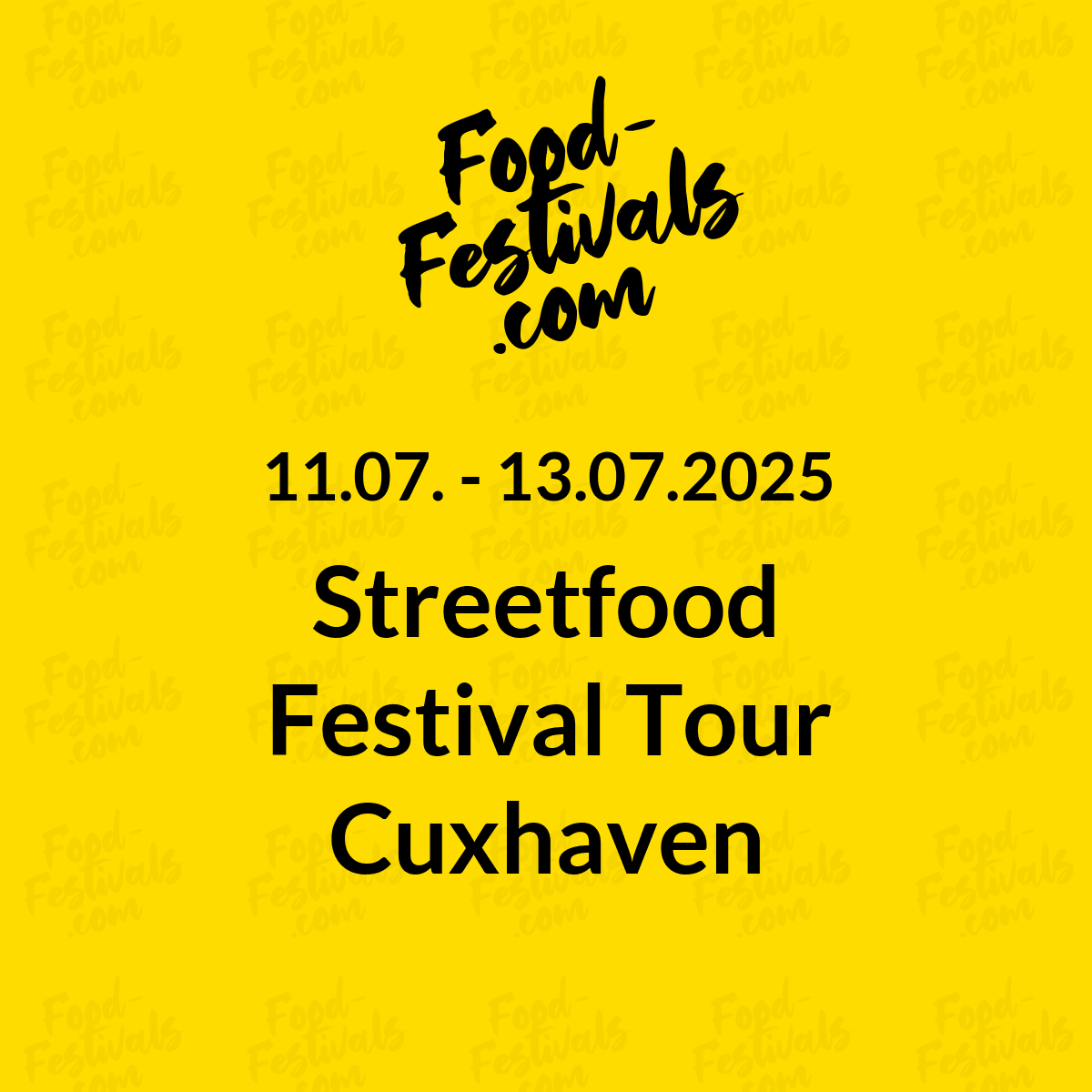 Streetfood Festival Tour Cuxhaven