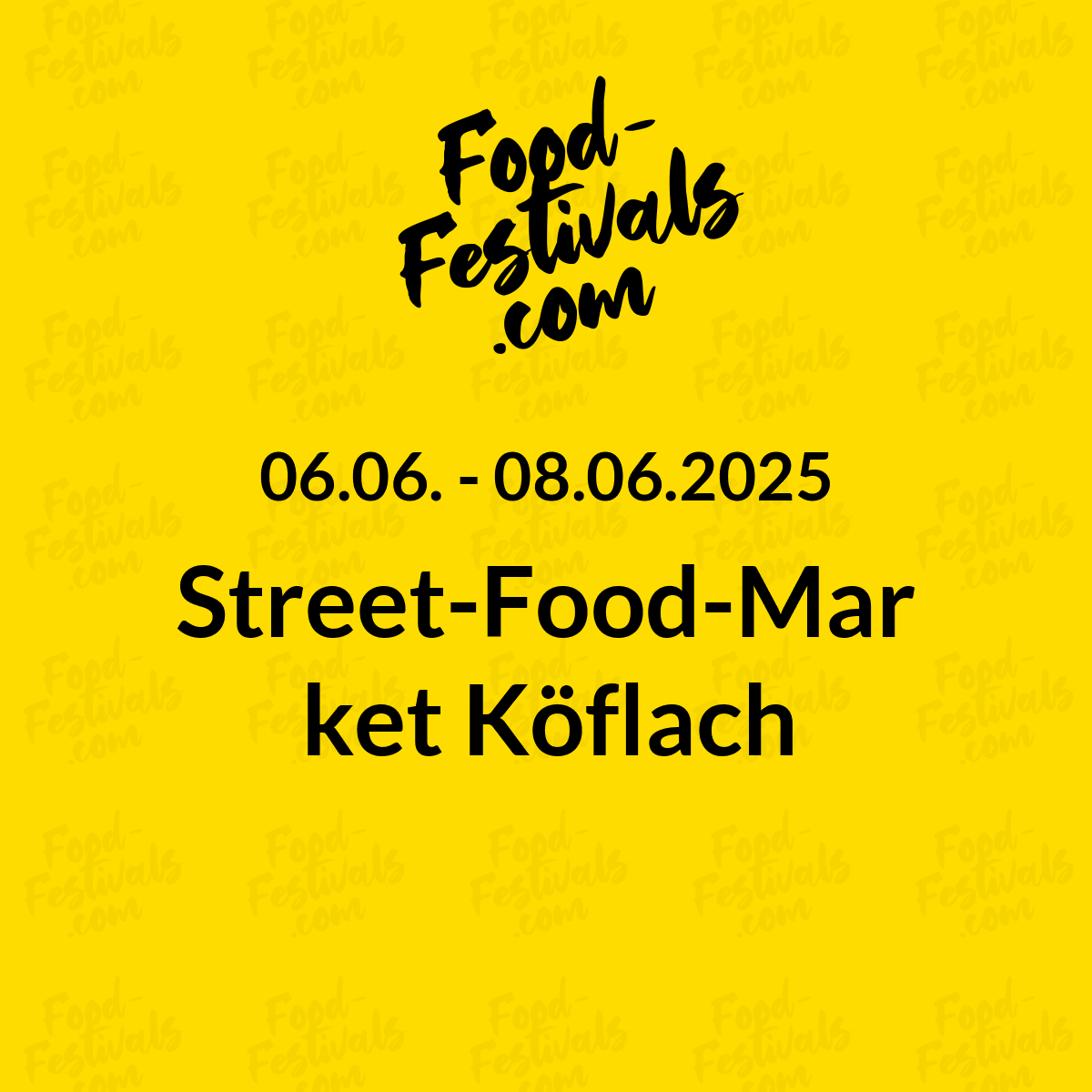Street-Food-Market Köflach
