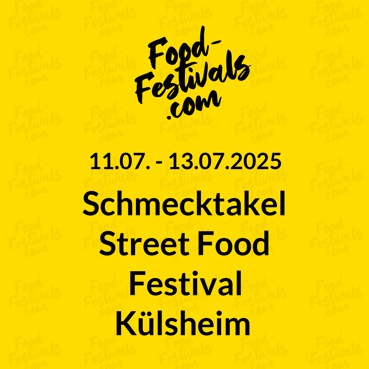 Schmecktakel Street Food Festival Külsheim 