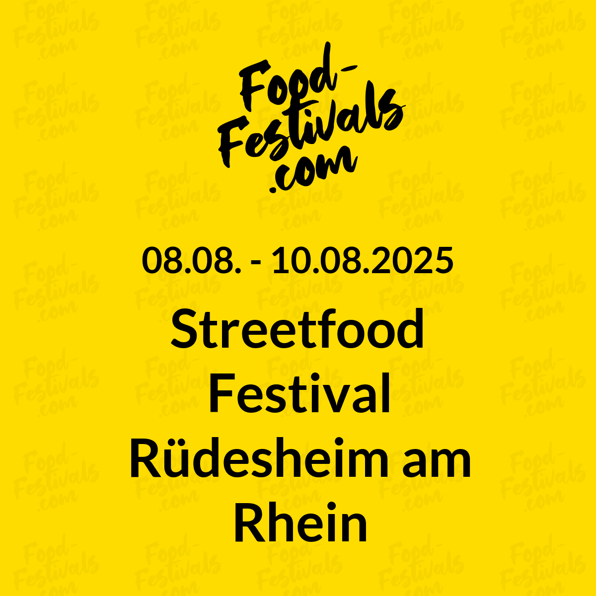 Streetfood Festival Rüdesheim am Rhein