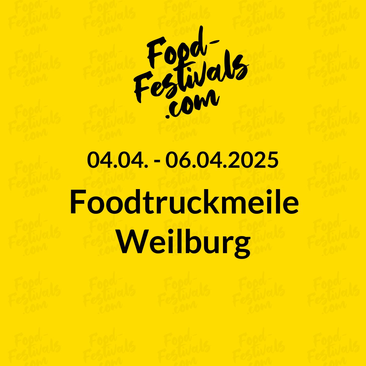 Foodtruckmeile Weilburg
