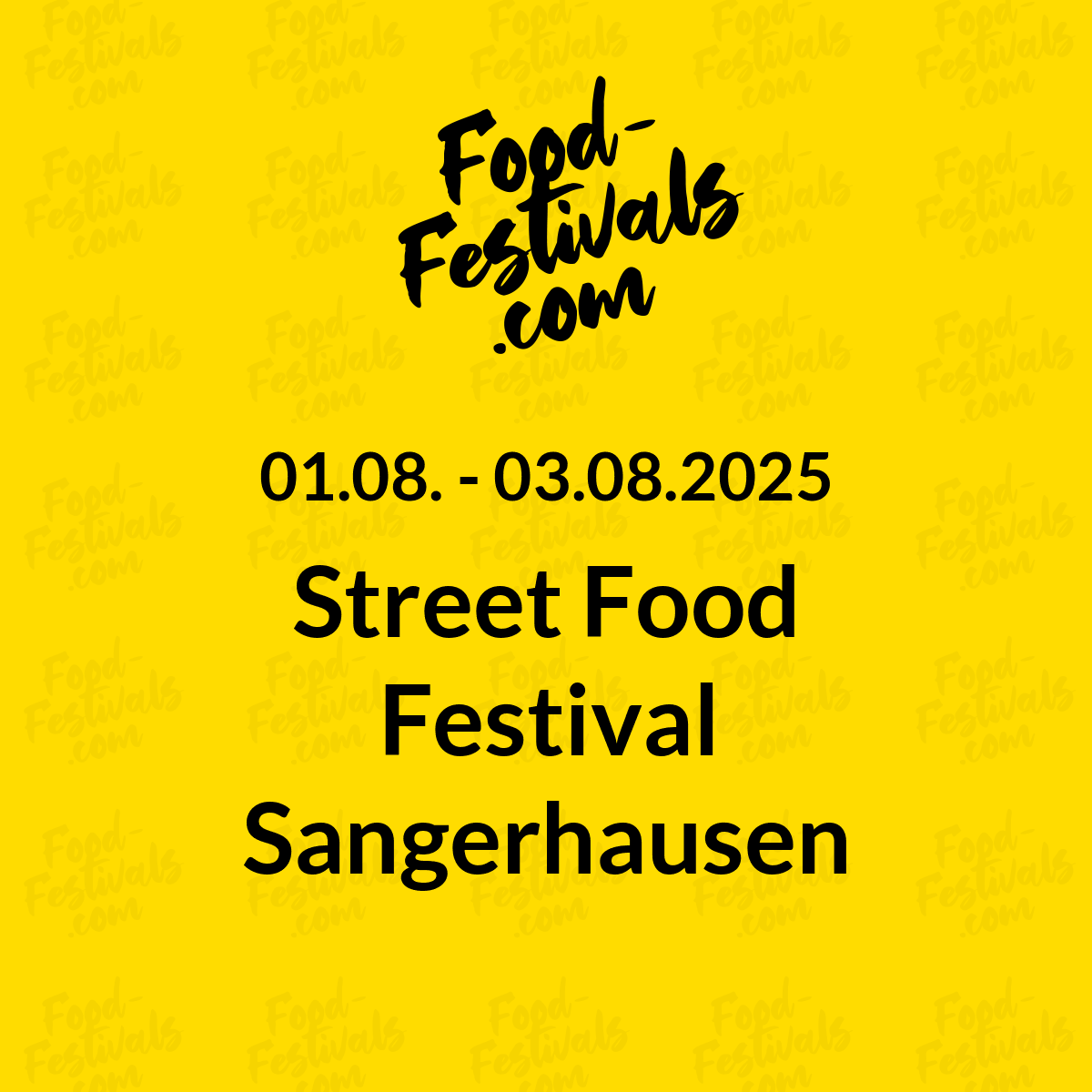 Street Food Festival Sangerhausen