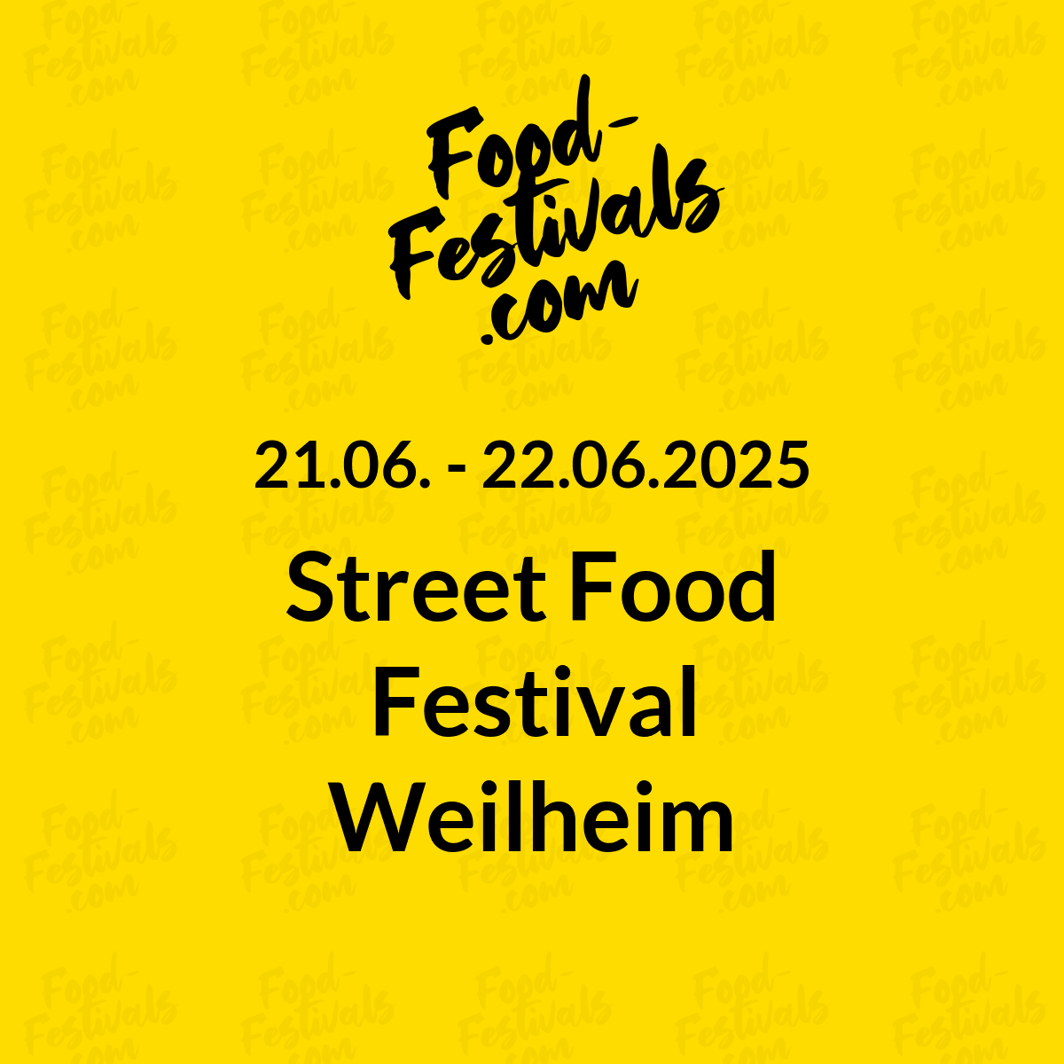 Street Food Festival Weilheim