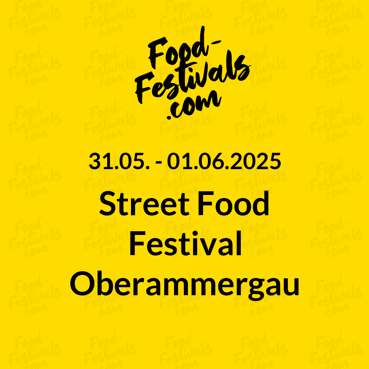 Street Food Festival Oberammergau