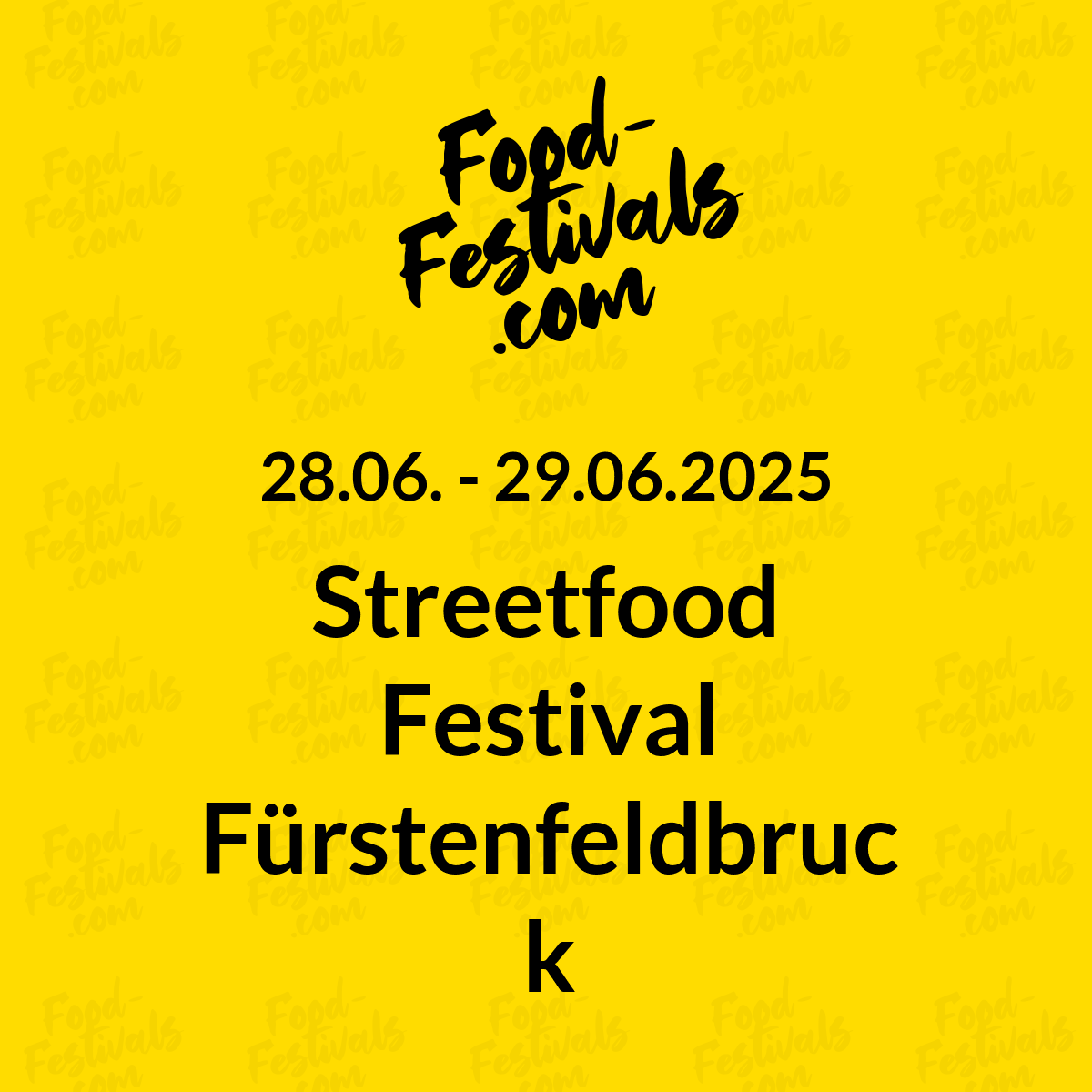 Streetfood Festival Fürstenfeldbruck
