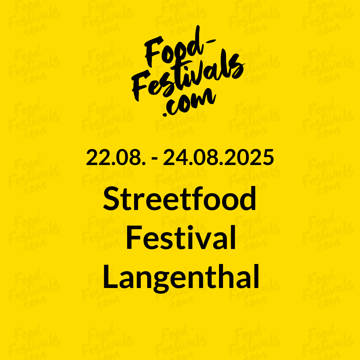Streetfood Festival Langenthal