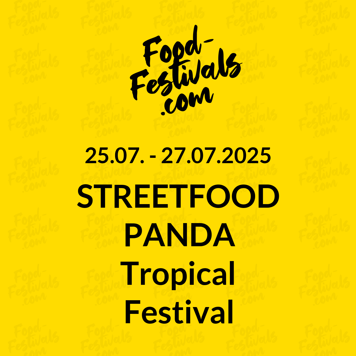 STREETFOOD PANDA
Tropical Festival München