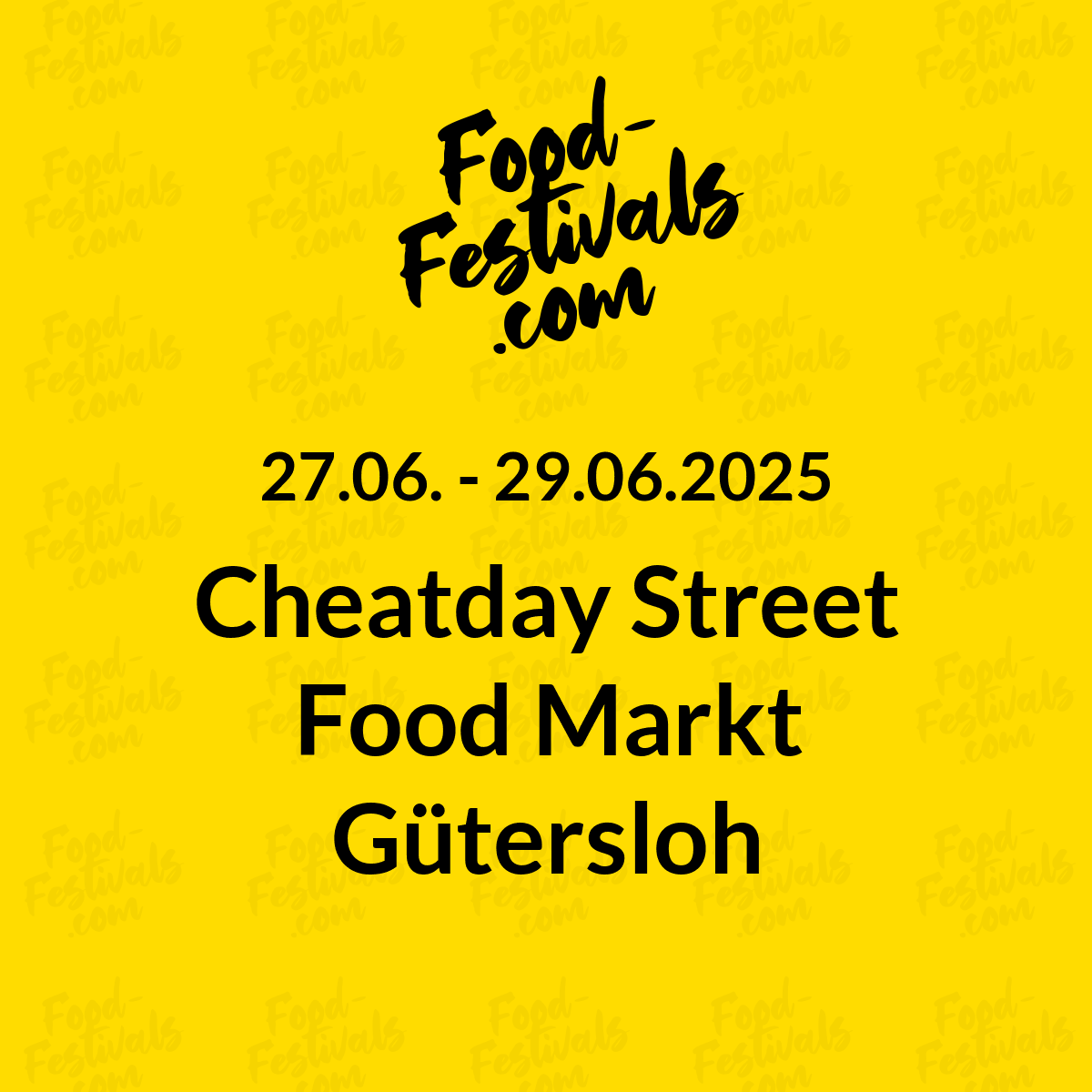 Cheatday Street Food Markt Gütersloh