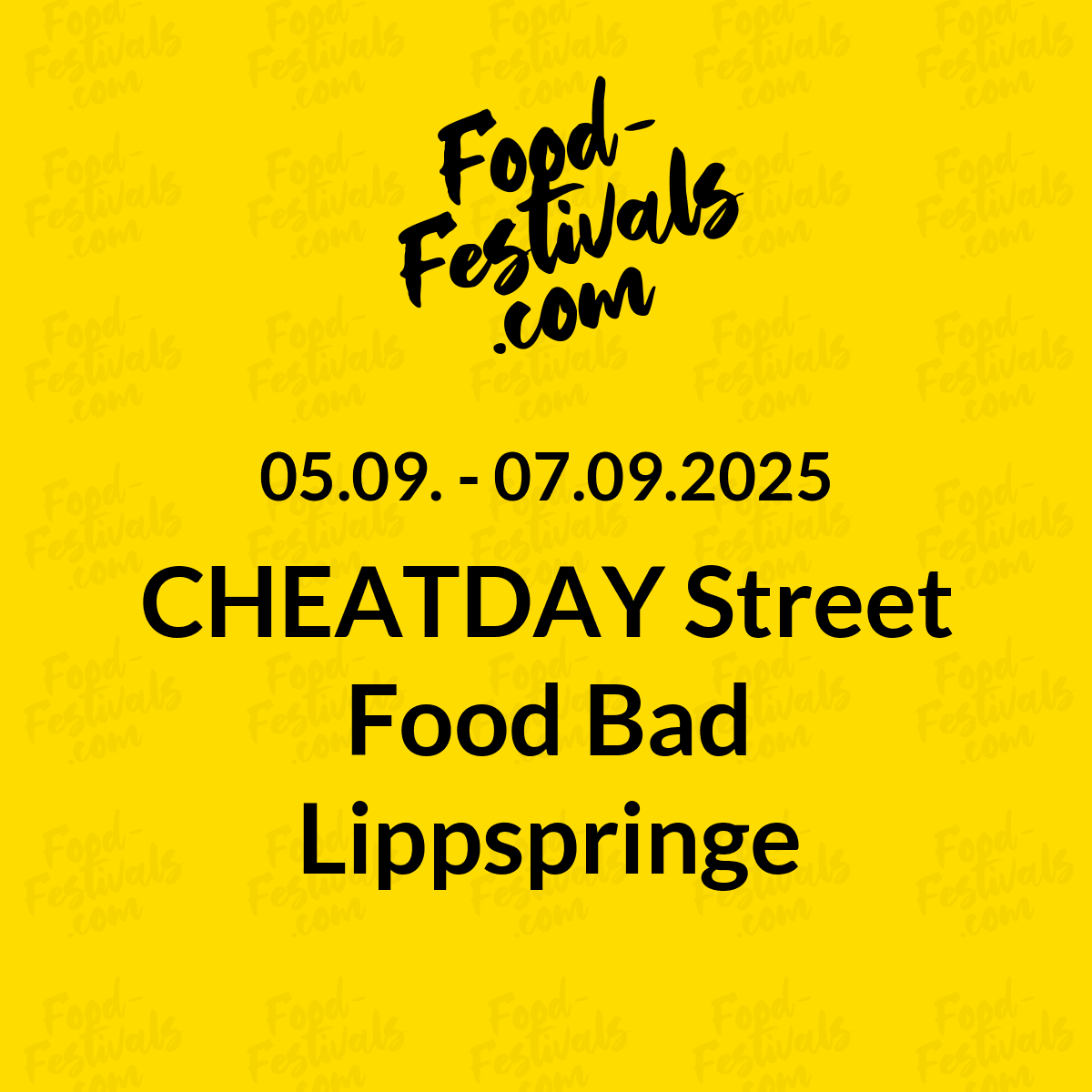 CHEATDAY Street Food Bad Lippspringe