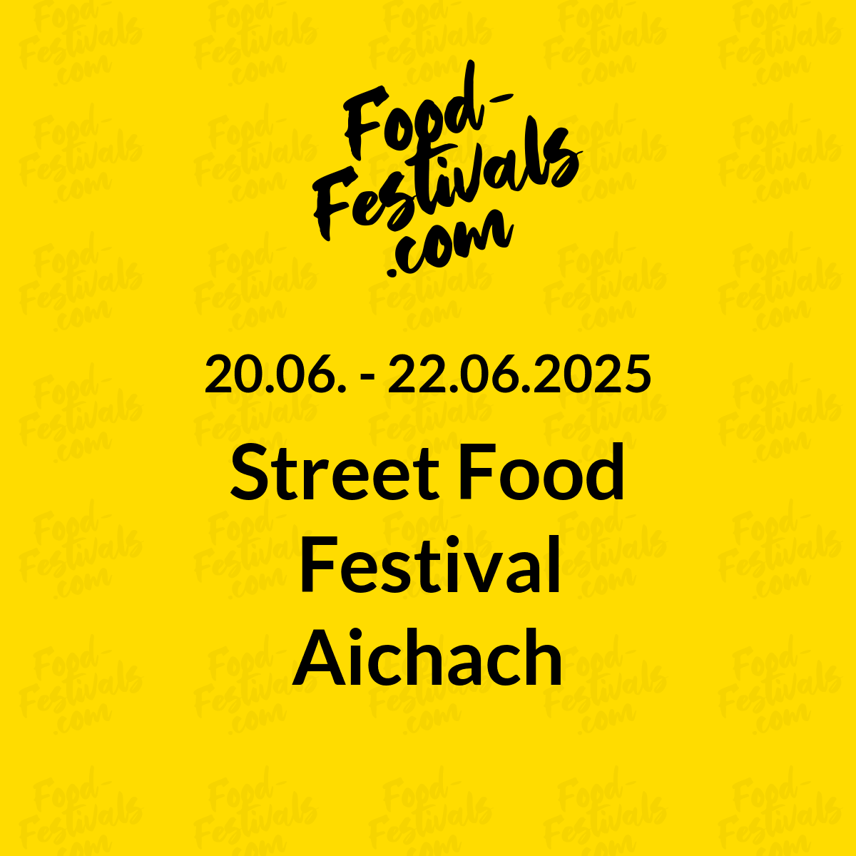 Street Food Festival Aichach