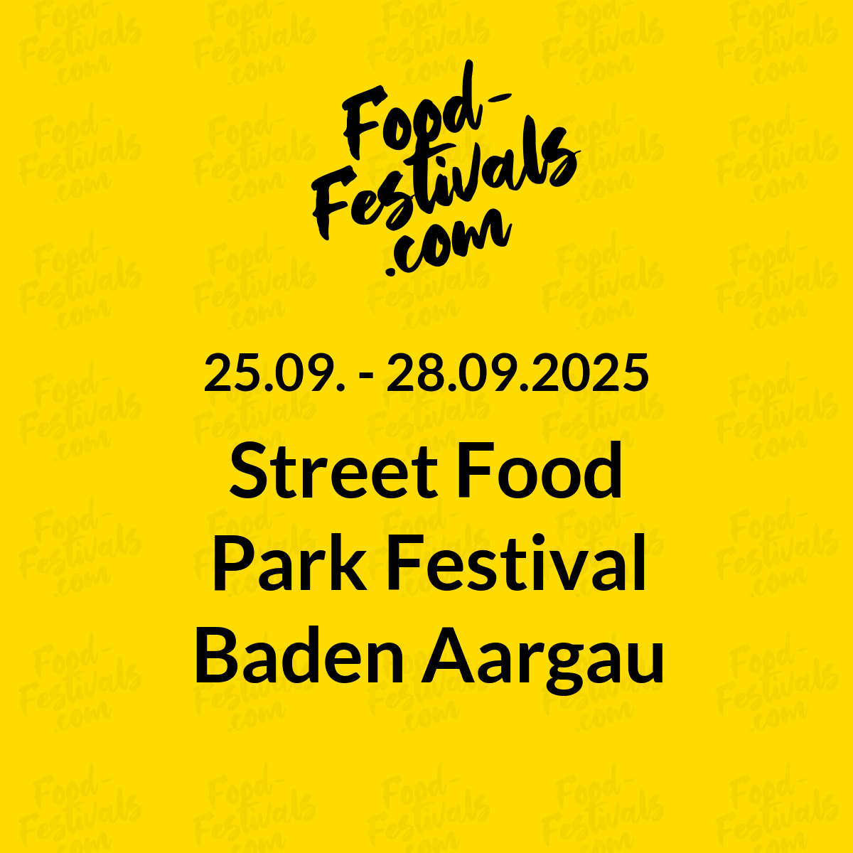 Street Food Park Festival Baden Aargau