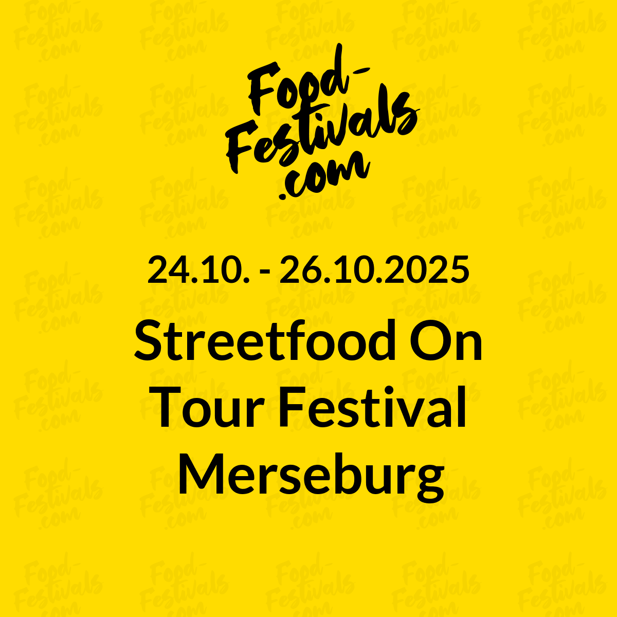 Streetfood On Tour Festival Merseburg