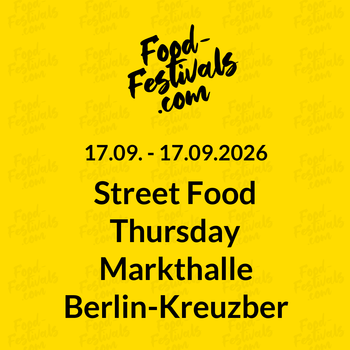 Street Food Thursday Markthalle Berlin-Kreuzberg