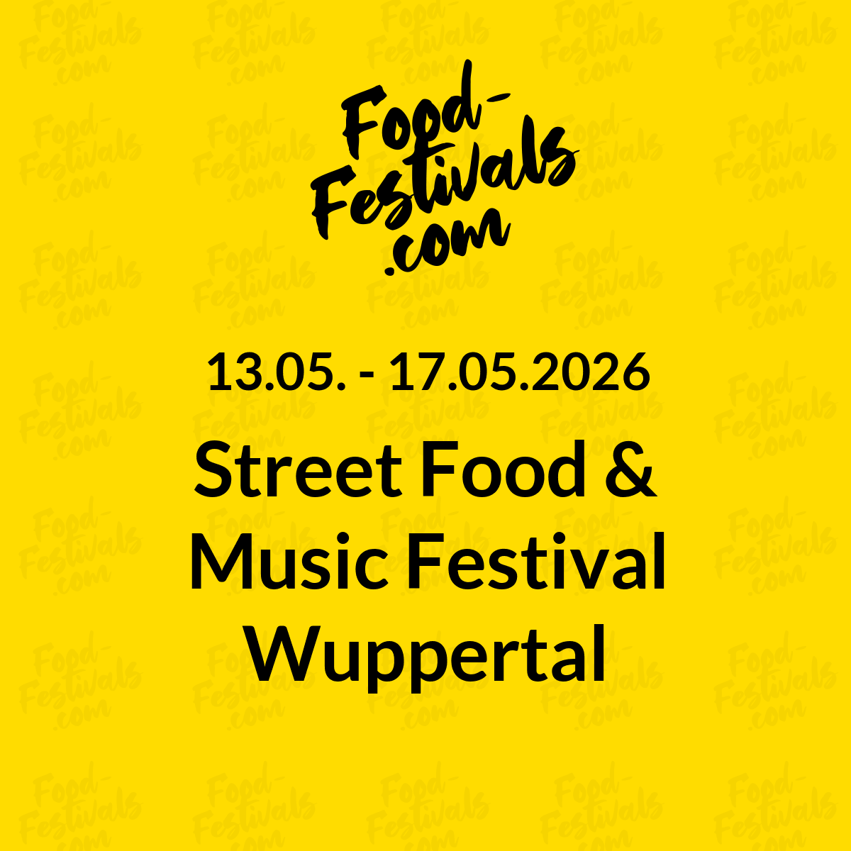 Street Food & Music Festival Wuppertal