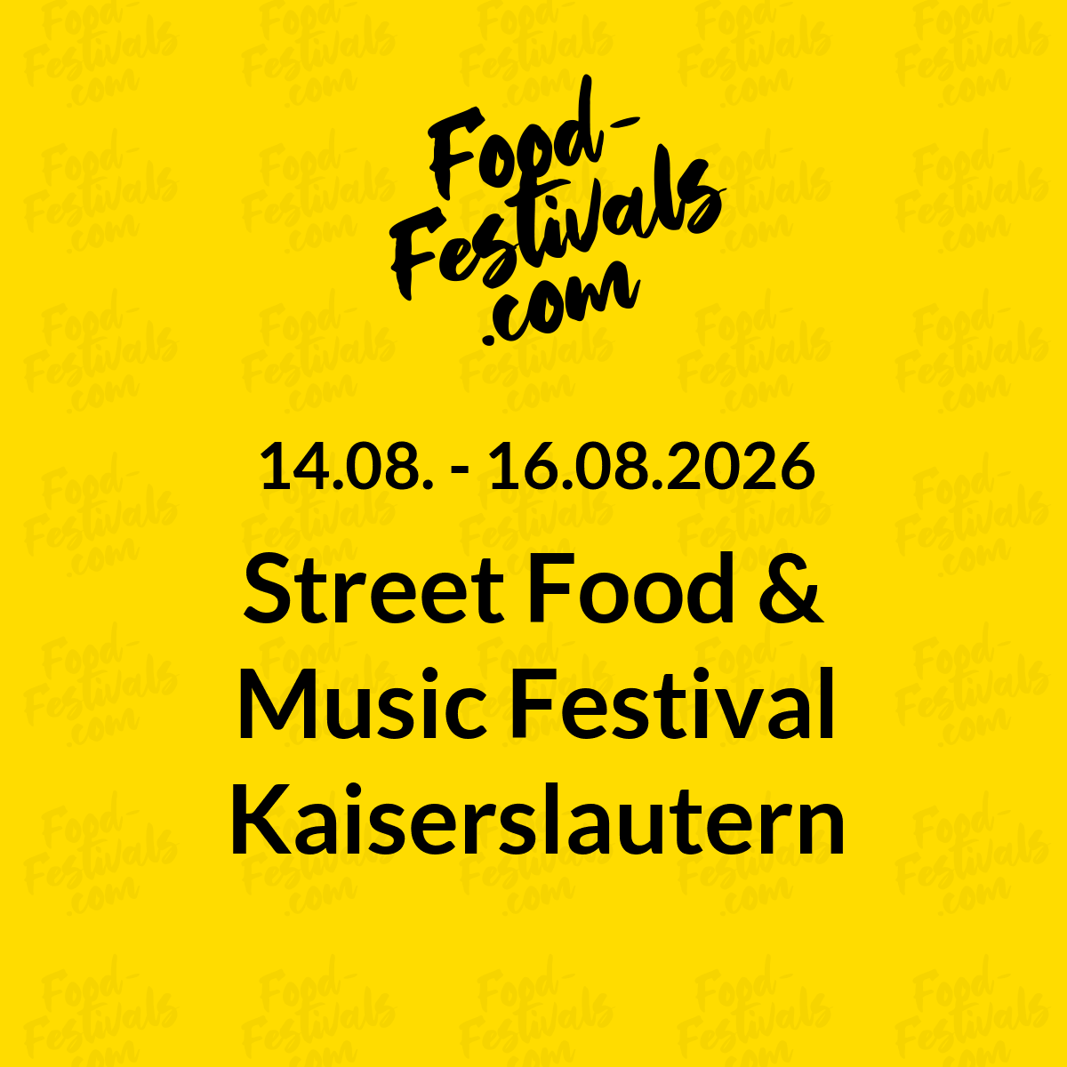 Street Food & Music Festival Kaiserslautern