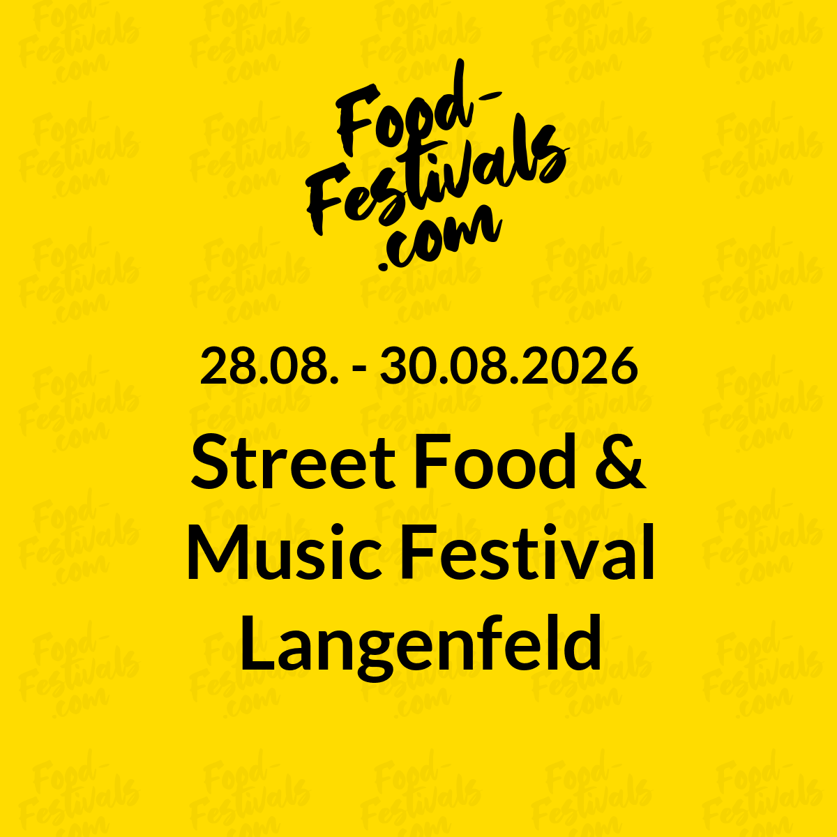 Street Food & Music Festival Langenfeld