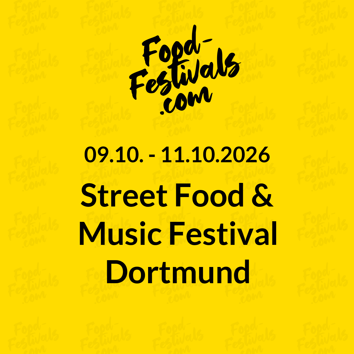 Street Food & Music Festival Dortmund