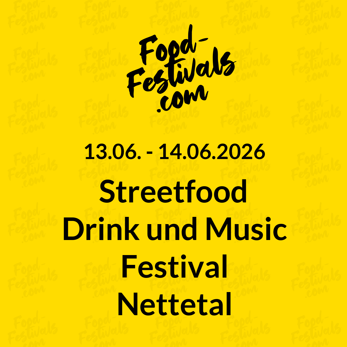 Streetfood Drink und Music Festival Nettetal