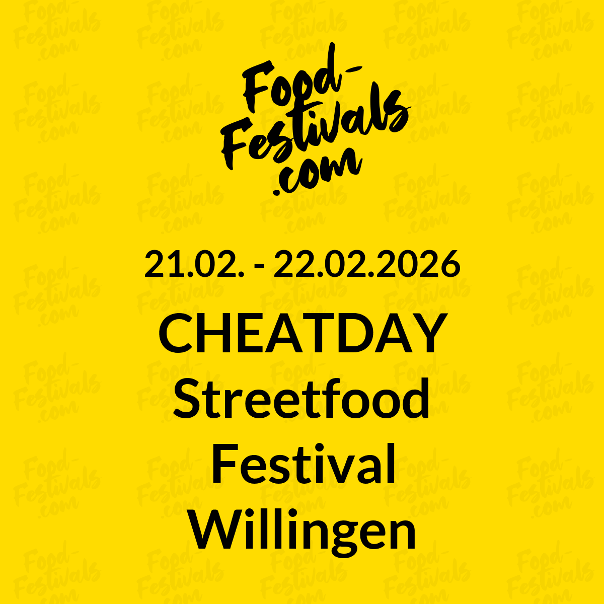 CHEATDAY Streetfood Festival Willingen