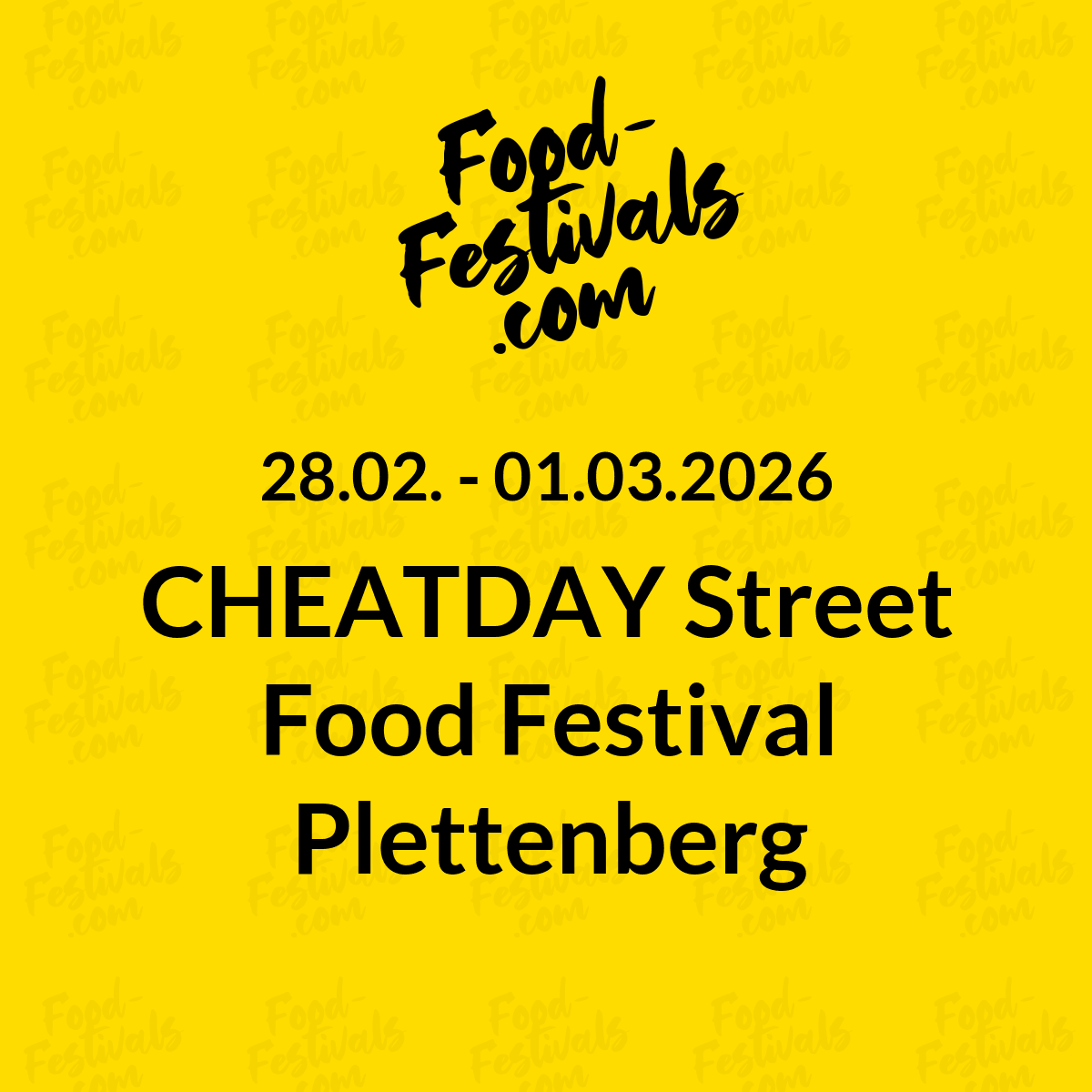 CHEATDAY Street Food Festival Plettenberg