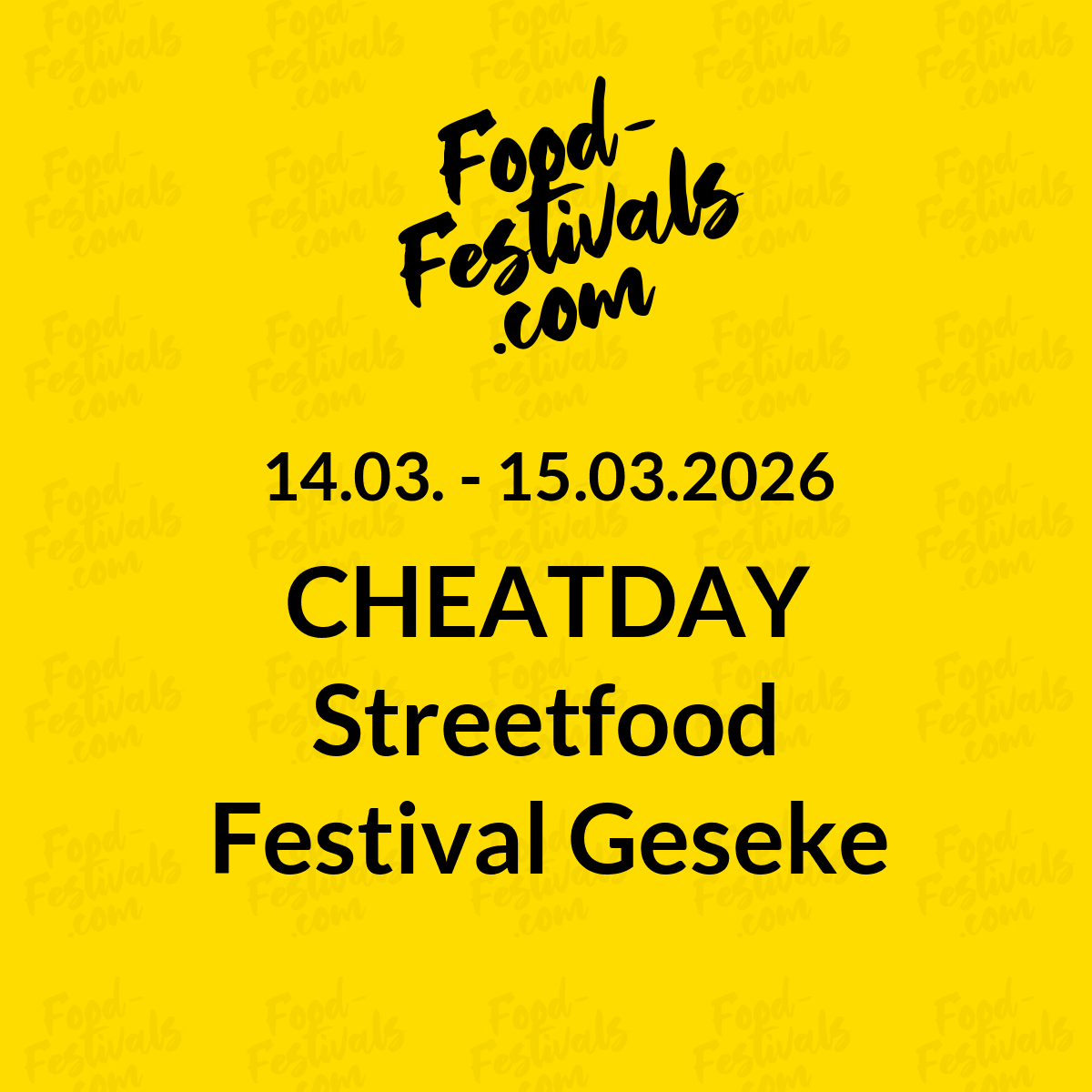 CHEATDAY Streetfood Festival Geseke