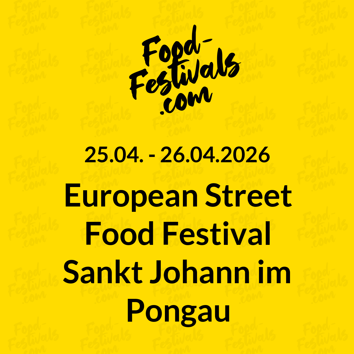 European Street Food Festival Sankt Johann im Pongau