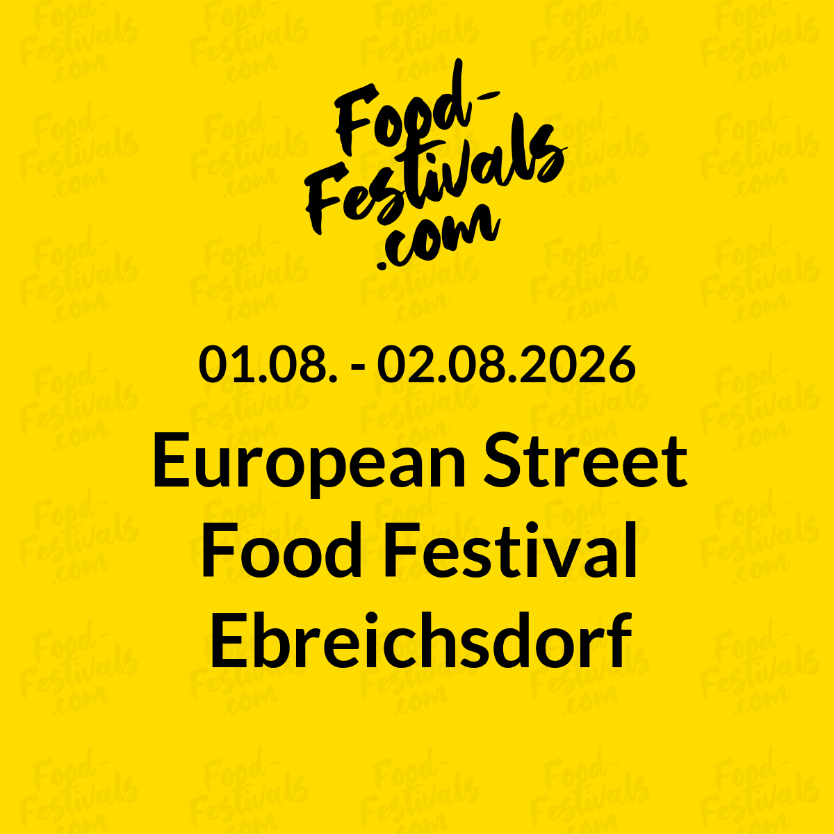 European Street Food Festival Ebreichsdorf