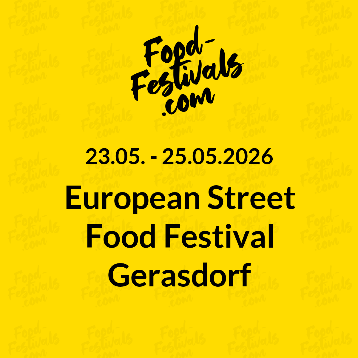 European Street Food Festival Gerasdorf